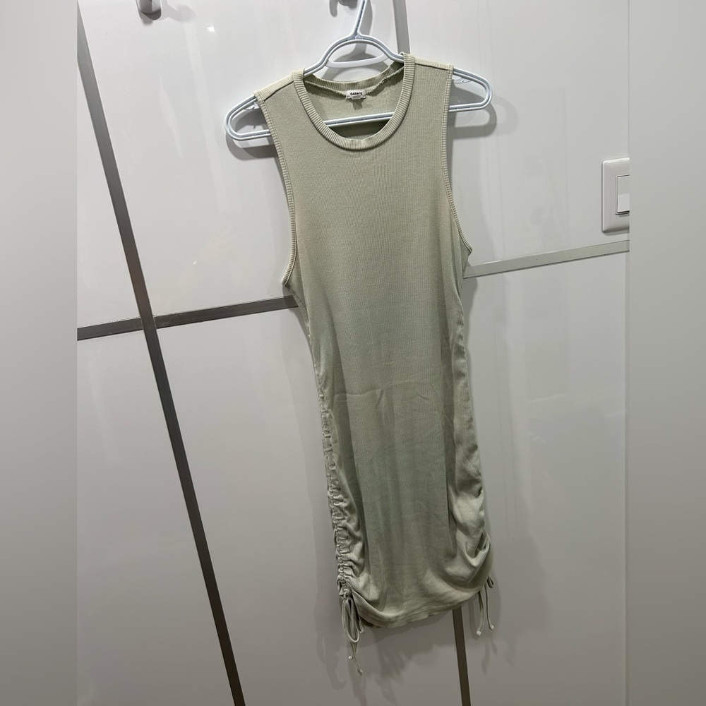 Garage Ribbed Knit Top in Light Green
